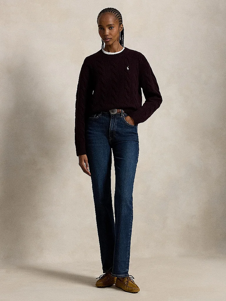 Vêtements Polo Ralph Lauren Cable Knit Wool Cashmere Sweater pour - vue 5